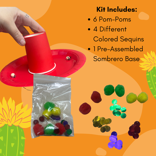 Cinco-de-Mayo Inspired Sombrero Craft Kit